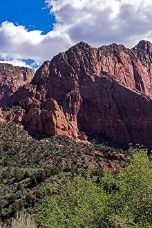 Rugged Terrain Prints: Red Sandstone cliffs in Southern Utah near St. George near Zion National Park