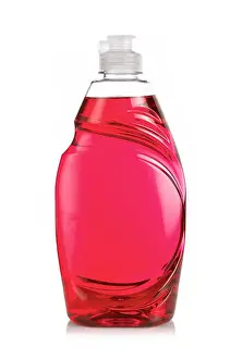 Hygienic Prints: Red Washing up Liquid