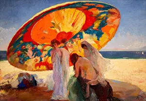 Contemplating Prints: 'Reflected Shadows', 1920, Lluís Masriera