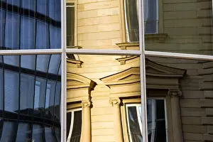 Reflecting Prints: reflection, Germany, Hesse, Frankfurt