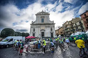 Mode Of Transport Prints: Refreshment point in Marino, a town that is part of the Castelli Romani