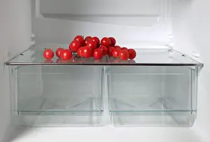 Household Prints: Empty refrigerator with fresh tomatos