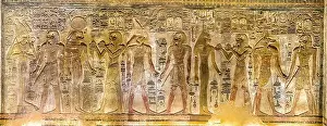 West Bank Prints: Relief from Chamber I of KV17, the Tomb of Seti I