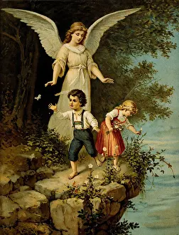 Catching Prints: religion, angels, guardian angel