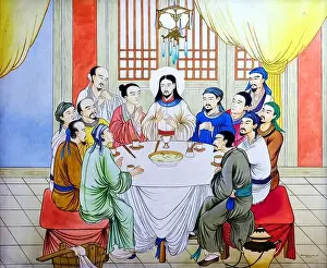 Starkpix Prints: Religious oil painting The Last Supper of Jesus