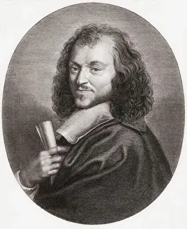 Mathematician Prints: René Descartes, 1596 – 1650. French philosopher, mathematician, and scientist