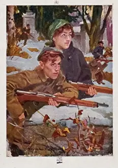 Reproduction of a painting: Wojciech Kossak (1856-1942)