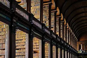 World Destination Prints: Republic of Ireland; Dublin, Library at Trinity College