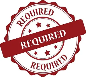 Required stamp illustration