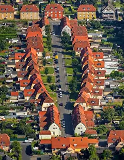 Apartment Prints: Residential area of a multi-family house settlement Ulmenhof in Ahlen