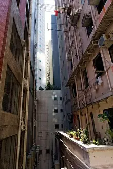 Dense Prints: Residential buildings on Hong Kong island