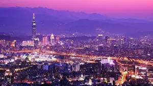 Residential high rises and apartment buildings in Neihu District, Taipei, Taiwan