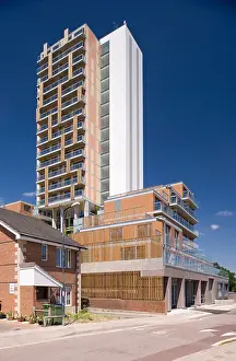 Architects Prints: Residential Tower Block Above Plumstead Station