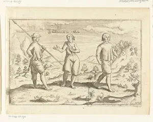 Tribes Prints: Residents of the island of Mocha in Chile