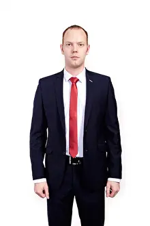 Crossed Prints: Respectable senior businessman
