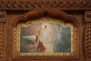 Christian Religion Prints: Resurrection of Jesus. An Icon from the iconostasis of the Orthodox Church of Saint Olga in Frantiskovy Lazne