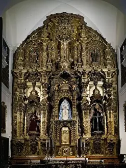 Altarpiece Prints: RETABLO MAYOR-BARROCO. Location: CONVENTO DE SAN AGUSTIN. LUCENA. CORDOBA. SPAIN