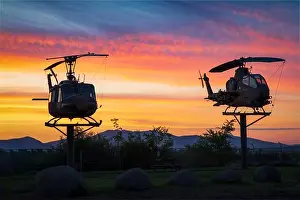 Rotorcraft Prints: Retired UH-1 Iroquois ('Huey')