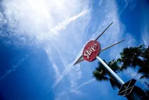 Catching Prints: Retro Sign for the old Ships Coffee Shop of Los Angeles California