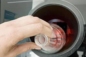 Lithuania Prints: Reverse vending machine in shopping mall