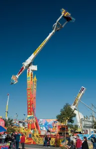 Exhilaration Prints: Rides and amusements at Royal Melbourne Show, Australia