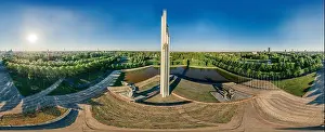 Riga Prints: Riga City Monument to liberators The Second World War drone 360 vr view