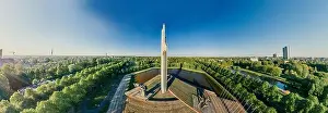 Riga Prints: Riga City Monument to liberators The Second World War drone 360 vr view