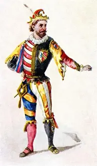 Operas Prints: Rigoletto - costume for court jester from Giuseppe Verdis opera