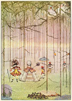 Parasol Prints: “Riquet with the tuft appeared to her the finest Prince upon Earth