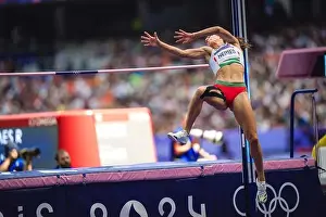 Rita Nemes participating in the heptathlon at the Paris 2024 Olympic Games