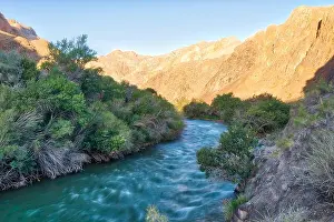 River through Charyn Canyon in South East Kazakhstan taken in August 2018 taken in hdr
