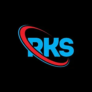 Company Vector Vectors Prints: RKS logo. RKS letter. RKS letter logo design
