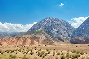 Pamir Prints: Along the road to Taldyk Mountain Pass in Kyrgyzstan taken in August 2018