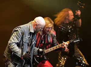 Heavy Metal Prints: Rob Halford (L) and Glenn Tipton (C)