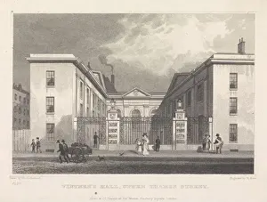 Building Design Prints: Robert Acon, 1792-1880, British, Vintner's Hall, Upper Thames Street. Engraving