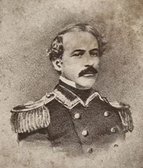 1840s Prints: Robert E. Lee in uniform - Robert E