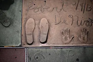Boulevard Prints: Robert de Niro´s prints at Grauman's Chinese Theatre, Hollywood Boulevard