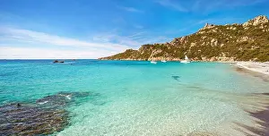 Roccapina Beach, Golfe de Roccapina, South-West Coast, Corsica Island, France