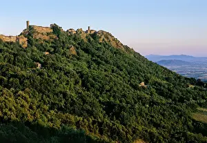 Shots Prints: Roccatederighi with view of the Maremma plane