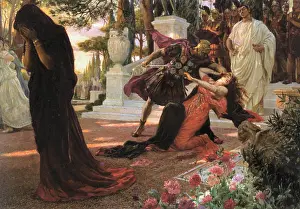 Early Xx Prints: Rochegrosse Georges Antoine - the Death of Messalina