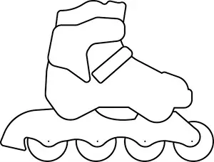 Roller Prints: roller skating icon illustration design