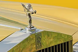 Rolls Royce Prints: Rolls Royce car showing Spirit of Ecstasy badge