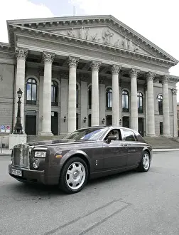 Posh Prints: Rolls Royce in front of the opera, Munich, Bavaria, Germany