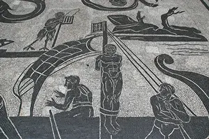 Homer Prints: Roman Art. Mosaic. Ulysses (Odysseus) king of Ithaca