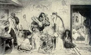 Mollusks Prints: A Roman feast in the time of the Caesars