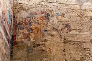 Coptic Prints: Roman frescoes in the Imperial Cult Chamber, Luxor Temple