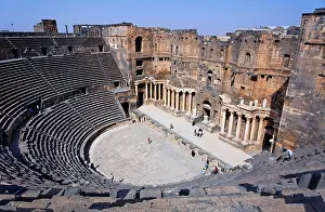 Levant Prints: The Roman Theatre at Bosra, Syria