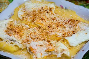 Cilantro Prints: Romanian Polenta with eggs and cheese
