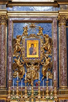 Plague Prints: Rome, Italy, Basilica of Saint Mary Major (Basilica di Santa Maria Maggiore)