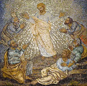 Messiah Prints: Rome - mosaic from st. Peters basilica - Transfiguration of the Lord